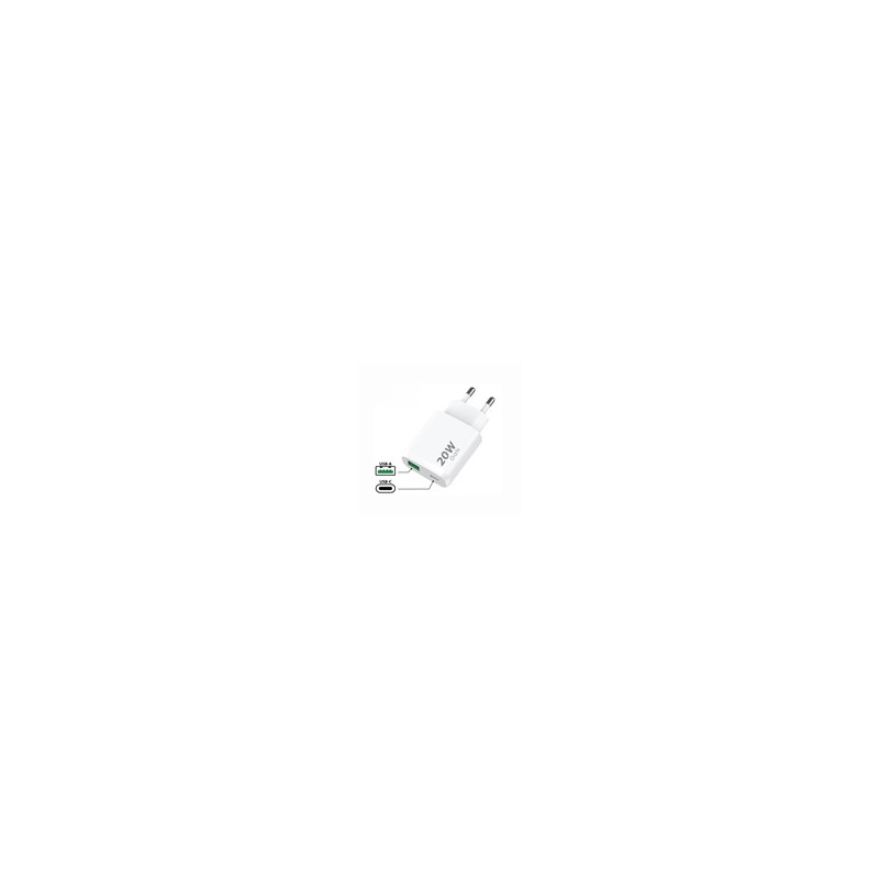 WG - Síťová nabíječka 2x USB, 1x USB-C PD 20W + 1x USB-A QC3.0 18W, white