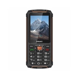 EVOLVEO StrongPhone Z6, vodotěsný odolný Dual SIM telefon, černo-oranžová