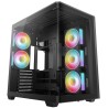 DEEPCOOL Case CG590U 5F, ATX, Průhledná bočnice, 5x120mm ARGB Fan, černá
