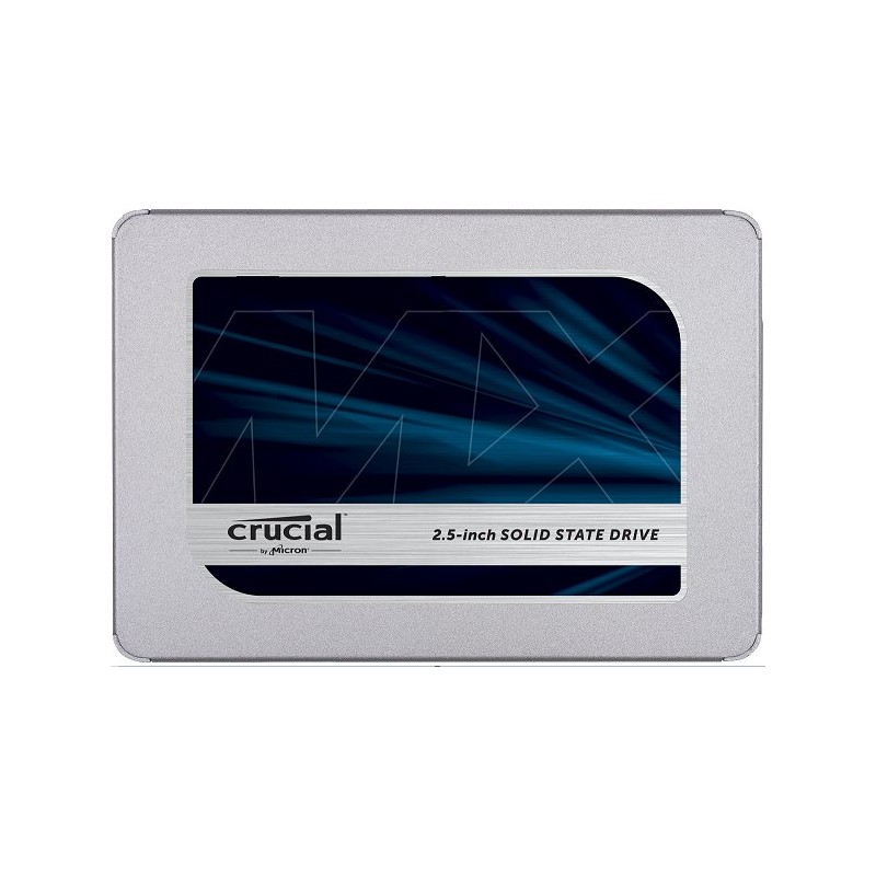 Crucial SSD 1TB MX500 SATA III 2.5" 3D TLC 7mm (čtení/zápis: 560/510MB/s 95/90K IOPS) + 9.5mm adaptér