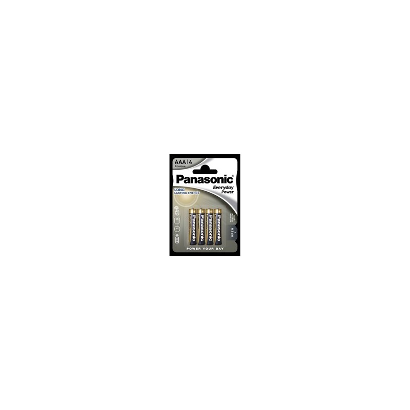 Panasonic Alkalická baterie LR03EPS/4BP Everyday Power (Blistr 4 ks)