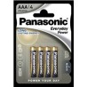 Panasonic Alkalická baterie LR03EPS/4BP Everyday Power (Blistr 4 ks)