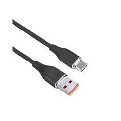 Solight USB-C kabel, USB 2.0 A konektor - USB-C 3.1 konektor, silikon, 1m