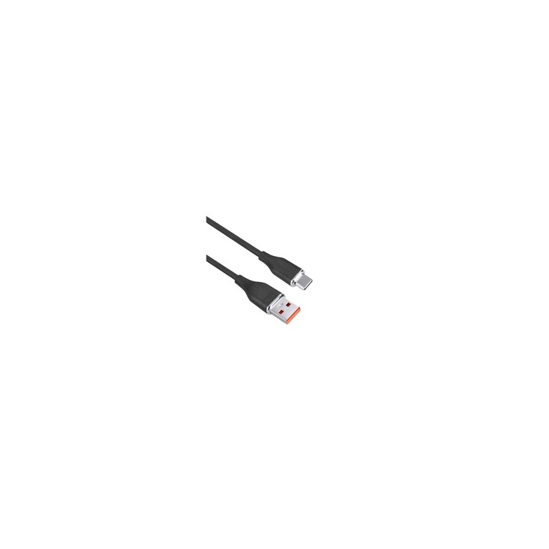 Solight USB-C kabel, USB 2.0 A konektor - USB-C 3.1 konektor, silikon, 1m