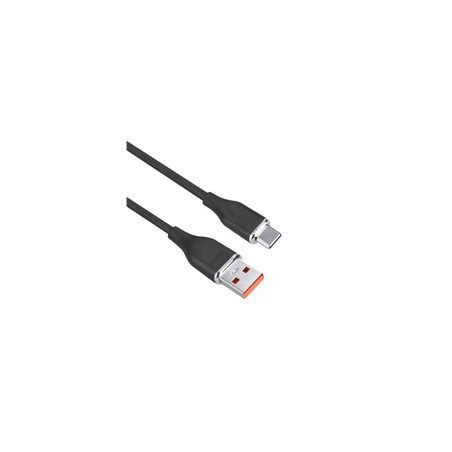 Solight USB-C kabel, USB 2.0 A konektor - USB-C 3.1 konektor, silikon, 1m