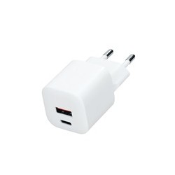 Solight USB-C + USB-A fast charger GaN 20W PD
