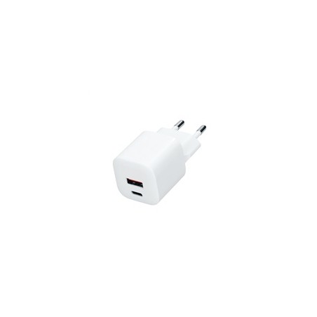 Solight USB-C + USB-A fast charger GaN 20W PD
