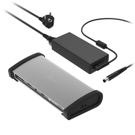 J5Create 8K Thunderbolt 4 Docking/Station - EU Black/Space Grey