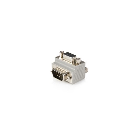 RIGHT ANGLE DB9 SERIAL CABLE/CABLE ADAPTER TYPE 2 - M/F