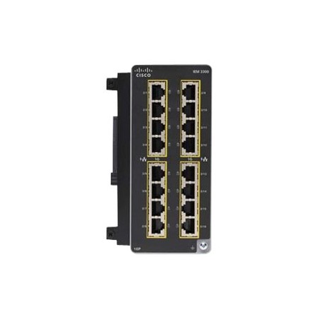 Catalyst IE3300 with 16 GE PoE/PoE+ Copper, Expansion Module
