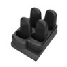 Zebra CS6080 Cordless: 4-Slot Device Cradle Adapter Cup, INDUCTIVE, Midnight Black