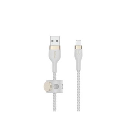 PRO FLEX LIGHTNING/USB-A SILICO/USB-A SILICONE CABLE APPLE CERTI CAA010BT1MWH