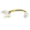 Startech 6IN LP4 TO 6 Pin PCIe Adapter/.