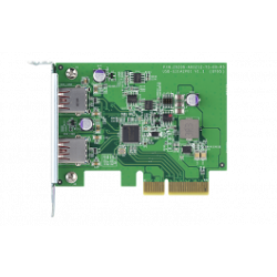 QNAP QXP-10G2U3A - Dvouportová USB 3.2 Gen2 10Gb PCIe rozšiřující karta pro NAS a PC