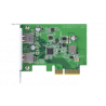 QNAP QXP-10G2U3A - Dvouportová USB 3.2 Gen2 10Gb PCIe rozšiřující karta pro NAS a PC