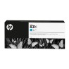 HP Ink Cartridge 831C Latex/Cyan Ink 775ML