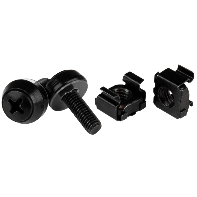 Startech 10-32 Rack Screws And Nuts/- 50 Pack - Black