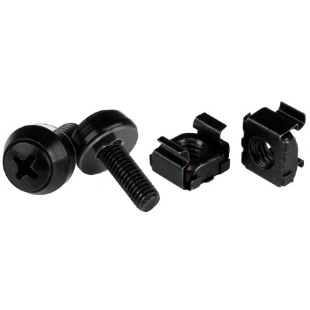 Startech 10-32 Rack Screws And Nuts/- 50 Pack - Black