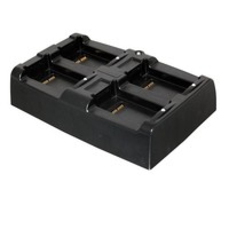 Multi Battery Charger, recharges 4 spare batteries. Power supply included in the box. Power cord ordered separately.