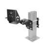 Universal Mounting Option, Dual Clam Shell with 3” Arm and small plate (MOQ 6)