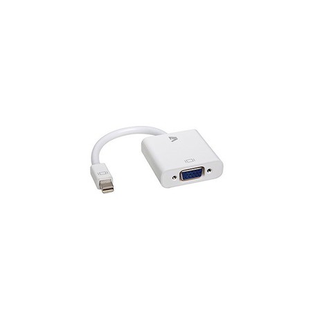 V7 Mini DP TO VGA Adapter White/Mini DP TO VGA Adptr 1080P FHD