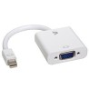 V7 Mini DP TO VGA Adapter White/Mini DP TO VGA Adptr 1080P FHD
