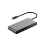 Belkin CONNECT 8-IN-1 USB-C Hub/Dual USB-C Ports - Silber
