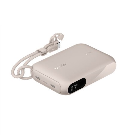 Belkin Boostcharge Power Delivery Powe/Mit Display 10.000MAH 20 W Sand