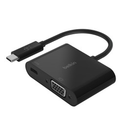 Belkin USB-C TO VGA-Adapter 60W/PD Black