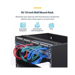 Startech 4U Wallmount Rack 13.78 Deep/.