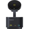 Baseus Nabíjecí stanice MagPro 7v1 s bezdrátovým nabíjením 15W cosmic black