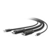 Linksys KVM Dual DisplayPort Cable Set/For F1DN104W-3EA/ 3.0M TAA