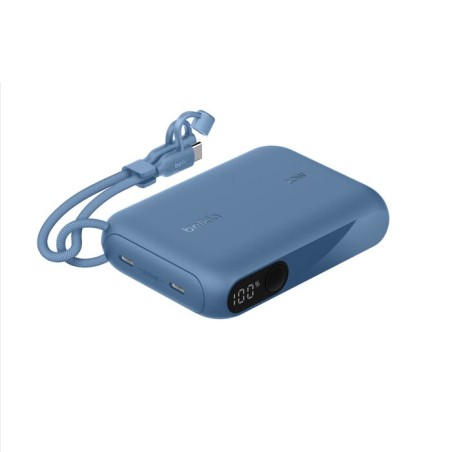 Belkin Boostcharge Power Delivery Powe/Mit Display 10.000MAH 20 W BLAU