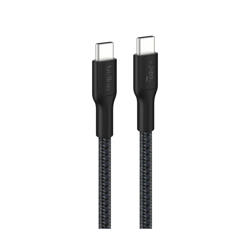 Belkin Boost Charge 240W Gefloc/USB-C / USB-C-Kabel 3M Schwarz