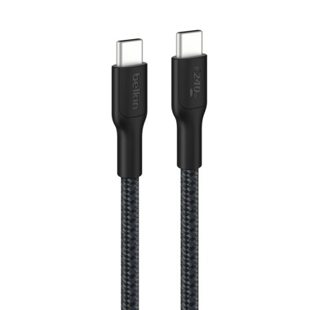 Belkin Boost Charge 240W Gefloc/USB-C / USB-C-Kabel 3M Schwarz