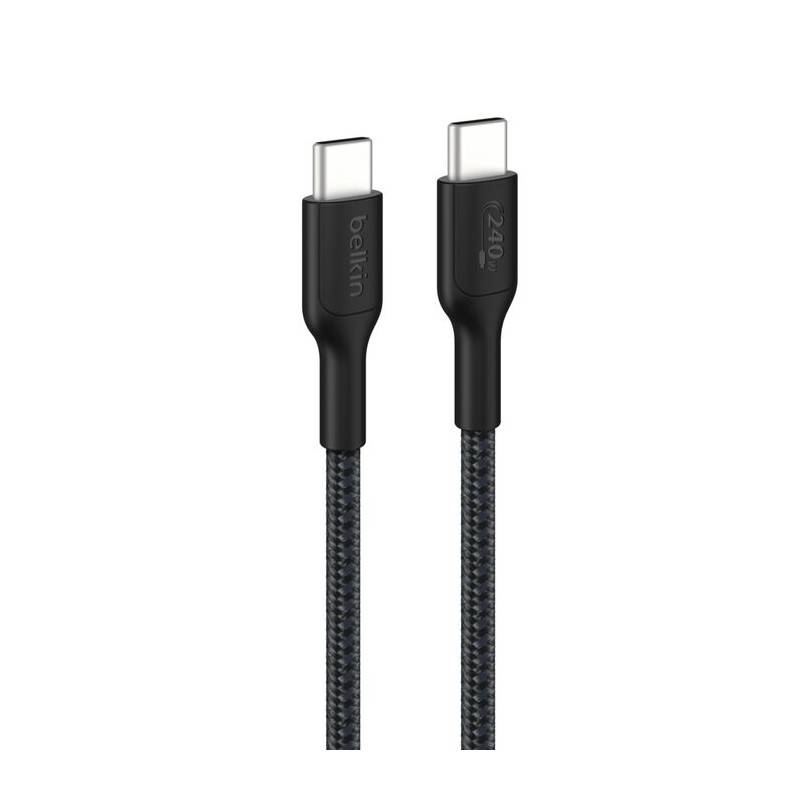 Belkin Boost Charge 240W Gefloc/USB-C / USB-C-Kabel 1M Schwarz