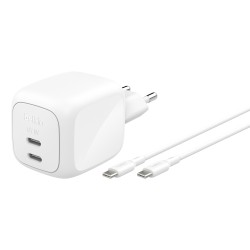 Belkin Boostcharge 67W Dual USB-C LADE/Power Delivery Und PPS INKL. 2M