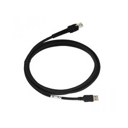 Zebra Cable - Shielded USB: Series A Connector, 15FT. (4.6M), Straight, BC 1.2