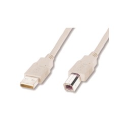 5M USB 2.0 CABLE A-B / M-M/GREY CLASSIC