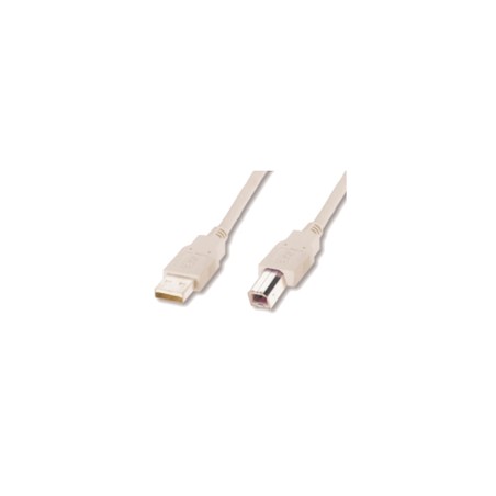 5M USB 2.0 CABLE A-B / M-M/GREY CLASSIC