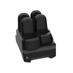 Zebra CS6080 Cordless: 4-Slot Device ShareCradle, INDUCTIVE, Midnight Black. Includes Power Supply And DC Line Cord.