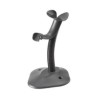 Zebra Stand: Gooseneck, Glacier,TWL BLK,DS4208