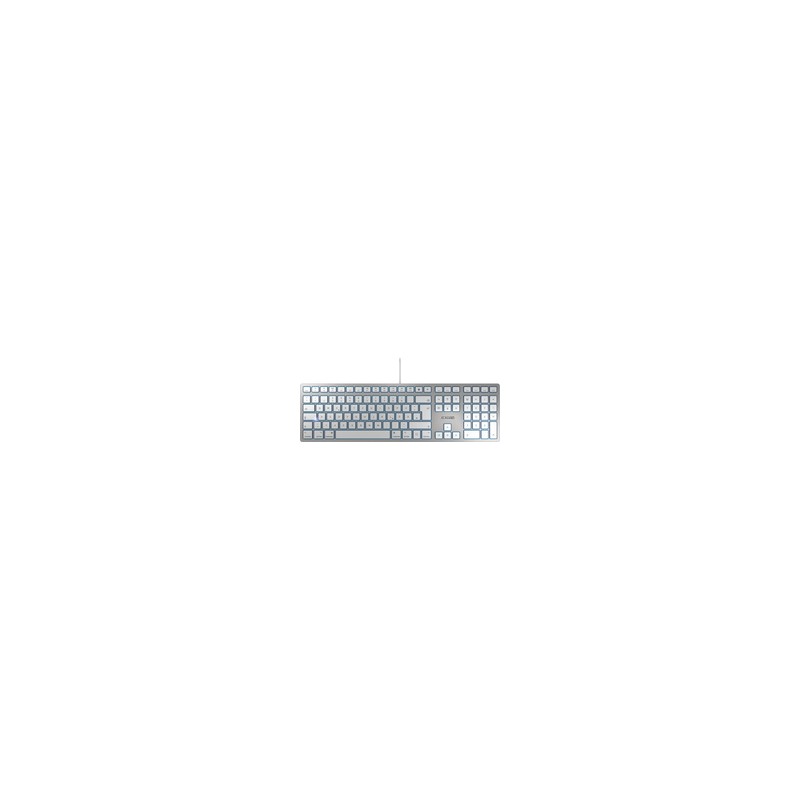 CHERRY KC 6000 SLIM SILVER/CORDED KEYBOARD F/ MAC JK1610US1