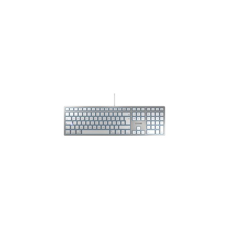 CHERRY KC 6000 SLIM SILVER/CORDED KEYBOARD F/ MAC JK1610US1