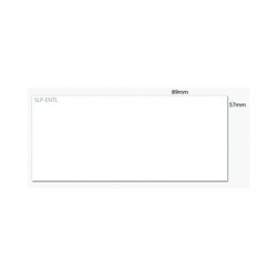 Seiko Instruments SLP-ENTL White Tag 57X89MM/250 Tags/Roll 1 Roll/Box