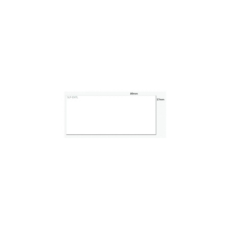 Seiko Instruments SLP-ENTL White Tag 57X89MM/250 Tags/Roll 1 Roll/Box