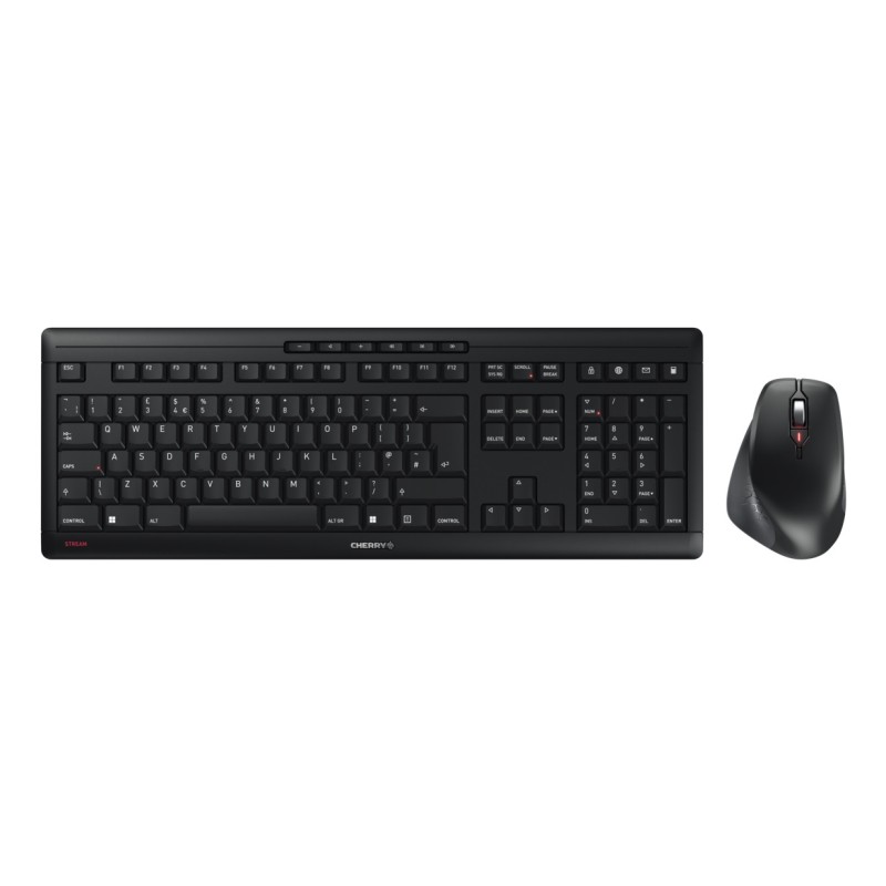 CHERRY Stream Desktop Comfort/UK Black
