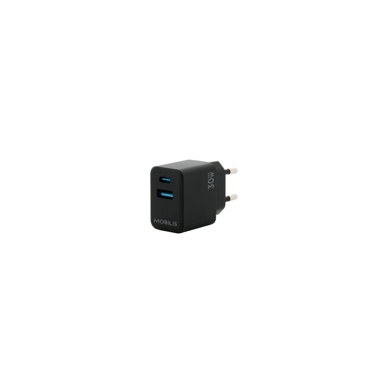 WALL CHARGER - 30W - 1 USB A +/1 USB C - GAN