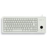 KEYBOARD USB GER MX-GOLD/SLIMLINE LIGHT GREY W/ TRACKBALL
