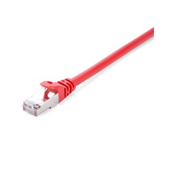 V7 CAT6 Ethernet Red STP 10M/RJ45 100 Copper Snagless